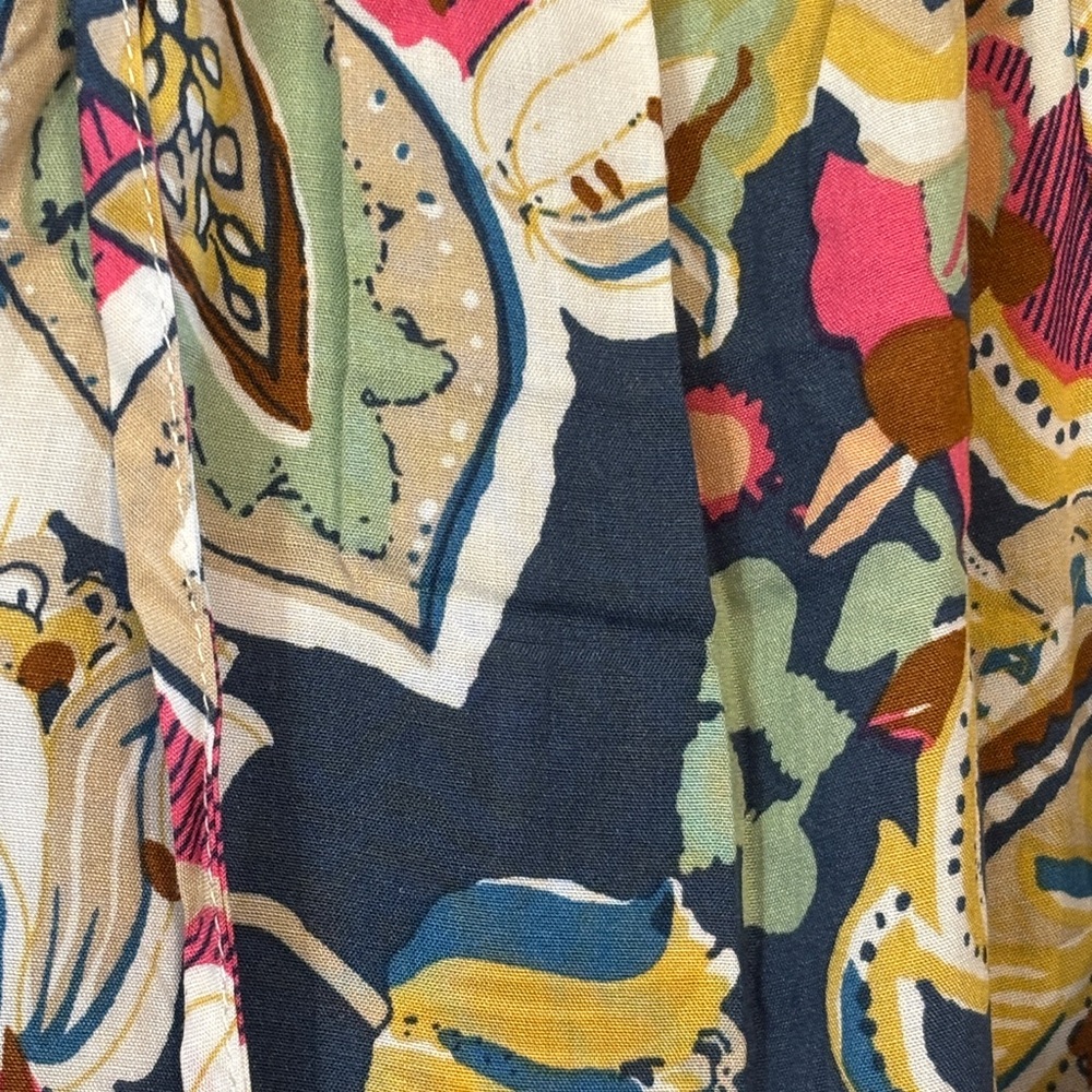 Umgee Paisley Print Midi Dress Sz Medium - Picture 6 of 7